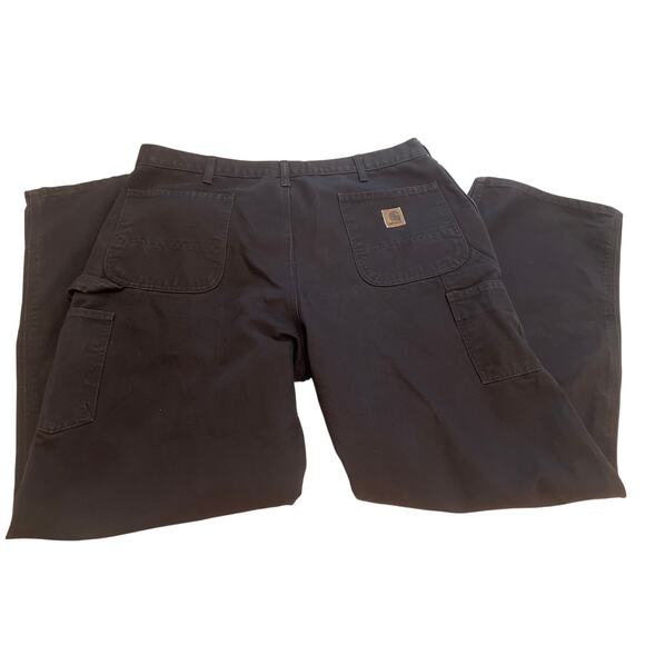 Vintage Carhartt Brown Loose Original Fit Pants Cotton Size 39 Cargo - Picture 1 of 9